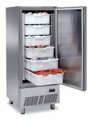 Armadio Refrigerato GN 2/1 monoblocco in Acciaio Inox a temperatura normale per Pesce cm 71x80x203h