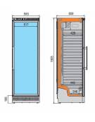 Frigorifero per farmaci cm 59,5x63,8x185h