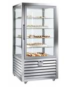 Vetrina esposizione gelateria statica LUCE A LED cm 90x62x186h