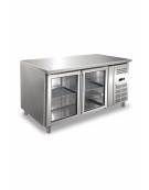 Tavolo refrigerato 2 Porte positivo cm 136x70x85h