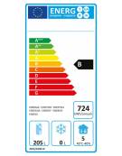 Tavolo refrigerato con alzatina 2 Porte cm. 136x70x85h