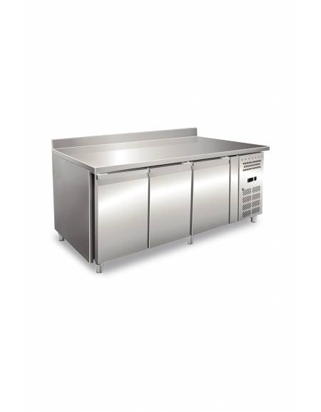 Tavolo refrigerato con alzatina 3 Porte cm. 179,5x70x85h