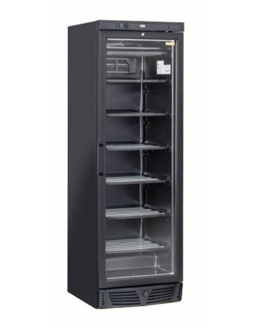 Congelatore porta a vetro 270Lt. - refrigerazione statica con ventola di assistenza - mm 595x600x1825h