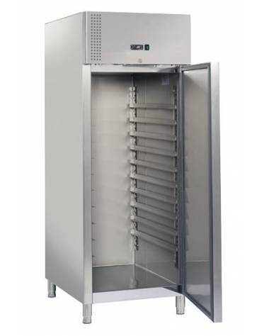 Armadio refrigerato per pasticceria, in acciaio inox, refrigerazione statica - cm 97,5x74x202,5h