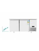 Tavolo refrigerato in acciaio inox 2 porte - temp. -2° +8°C - - mm 1510×800×840h