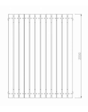 Set composto da tavolo + 2 panchine con schienale in legno di pregio, struttura in acciaio verniciato - cm 200x190x80h