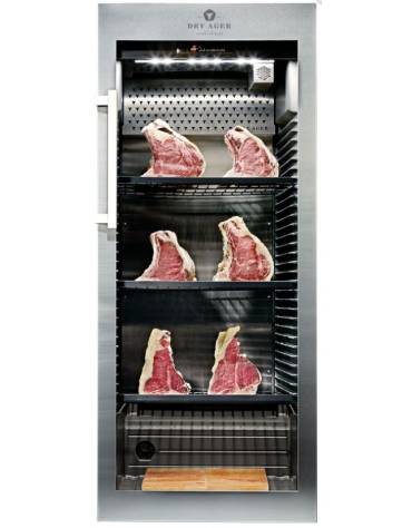 Frigorifero basso per la frollatura della carne con porta a vetro - Capacità Lt 88 - cm 60x48,5x82h