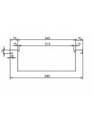 Vasca riscaldata bagnomaria da incasso in acciaio inox - Vaschette 2xGN1/1 - Temperatura +30° / +90°C