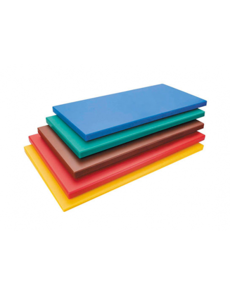 Tagliere rettangolare in polietilene - colore a scelta - cm 50x30x2h