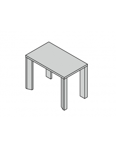 Allungo indipendente gamba legno 100x60x74h