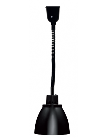 Lampada riscaldante ad infrarossi - colore nero - potenza 250w - cm ø 22,5x48/155h