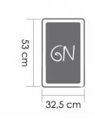 Carrello termico armadiato - 2xGN1/1 - temp. differenziate - 2 vani inferiori (1 neutro + 1 caldo), guide stampate - cm 95x72x96