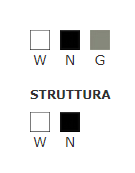 Sedia struttura legno e metallo, seduta girevole, scocca polipropilene, cuscino ecopelle - colori a scelta - cm 46x41x84h