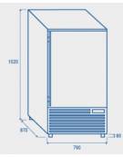 Abbattitore/surgelatore 10 teglie GN 1/1