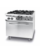 Cucina gas 4 fuochi ALTA POTENZA forno elettrico multifunzione - cm 80x70x85/90h