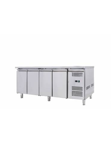 Tavolo refrigerato positivo 4 Porte cm. 223x60x85h