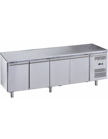 Tavolo refrigerato positivo 4 Porte cm. 223x60x85h