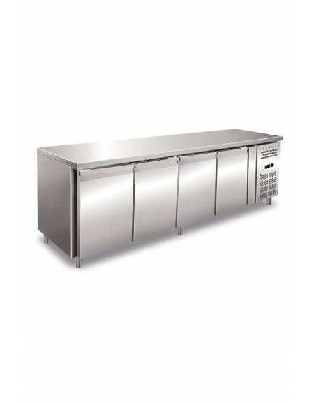 Tavolo refrigerato positivo 4 Porte cm. 223x60x85h