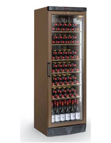 VETRINA REFRIGERATA – CANTINA VINO - CAPACITÀ 65 BOTTIGLIE, TEMPERATURA +7+18°C, MM 595X460X1840H