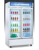 Espositore refrigerato, 2 porte battenti, temp. +2° C/ +8° C - 670 litri - L 1120 mm x P 610 mm x H 1973 mm