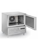 Abbattitore di temperatura da banco in acciaio inox Aisi 304 - refrigerazione ventilata indiretta - mm 760x700x850h