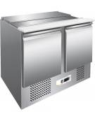 Tavolo saladette refrigerato per insalate da cm.105x70x85h