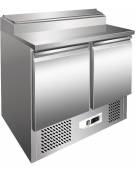 Tavolo saladette refrigerato per insalate da cm.90x70x101h