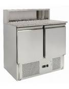 Tavolo Saladette refrigerato cm. 132x70x85h