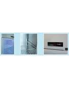 Armadio Refrigerato GN 2/1 monoblocco in Acciaio Inox a temperatura normale con 2 porte CM 142x80x203h