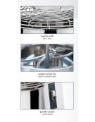 Impastatrice a spirale 15 litri ASF 10 per impasti per pane e pizza - potenza 370W - mm 320x590x570h