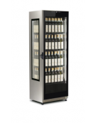 Vetrina per vino inox refrigerata - 376 Lt - (+ 5° C + 15° C) - mm L x P x H: 610 x 605 x 1843