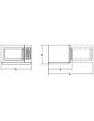 Forno professionale a microonde da Lt. 25 - MULTIFUNZIONE