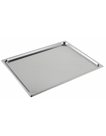 BACINELLA INOX GASTRONORM AISI 304 GN 2/1 mm 650x530xh20