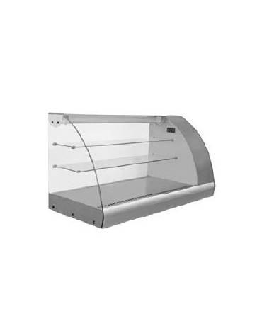 Vetrina refrigerata - piano liscio - apertura self service - illuminazione al led - mm 1085 x 395 x 245h