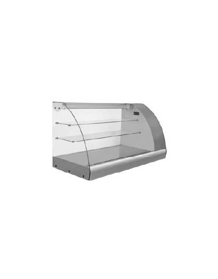 Vetrina refrigerata - piano liscio - apertura self service - illuminazione al led - mm 1085 x 395 x 245h