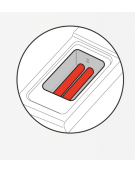 Friggitrice a gas su mobile, 1 vasca da 17 lt con scambiatori di calore - cm 40x70x90h