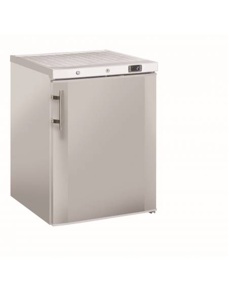 Armadio refrigerato negativo bianco con interno in ABS - 2 ripiani evaporatore fissi - mm 497x478x635h