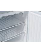 Armadio refrigerato negativo bianco con interno in ABS - 2 ripiani evaporatore fissi - mm 497x478x635h