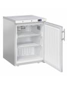 Armadio refrigerato negativo bianco con interno in ABS - 2 ripiani evaporatore fissi - mm 497x478x635h