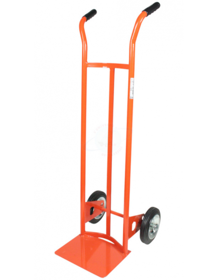 Carrello portasacchi - 2 ruote gomma piena Ø mm 200 - cm 44x124h