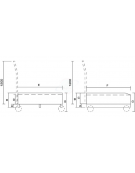 Vasca raccolta liquidi inforcabile lt. 248 - Dimensioni mm 124x80