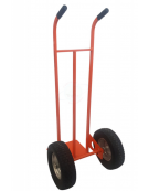 Carrello portacasse - 2 ruote pneumatiche antiforatura  Ø cm 30 - cm 49x125