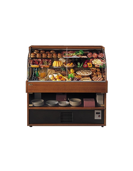 ESPOSITORE A PARETE REFRIGERATO MULTITEMPERATURE Mod. 100