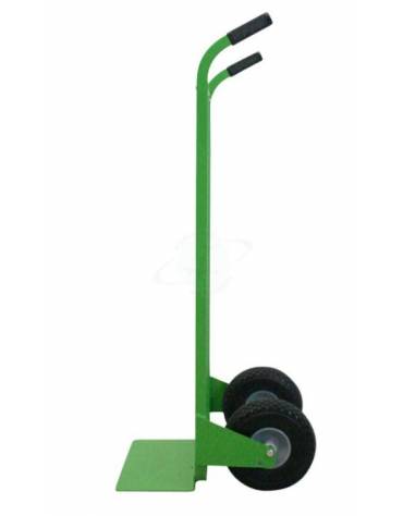 Carrello portacasse spalla larga 2 ruote antiforatura cerchio acciaio Ø cm 26 - cm 50x120