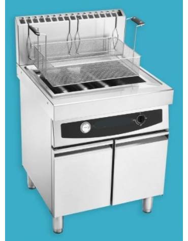 Friggitrice pasticceria a gas su mobile Litri 35/46 - cm 70x70x85h