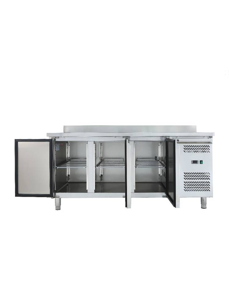 Tavolo refrigerato 5 sportelli cm 300x60x85h - Con motore interno