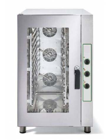 Forno elettrico ventilato a convezione gastronomia 10 teglie GN 1/1