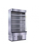 Espositore murale INOX refrigerato da cm. 133,5-PER CARNE