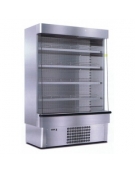 Espositore murale INOX refrigerato da cm. 188,5-PER CARNE