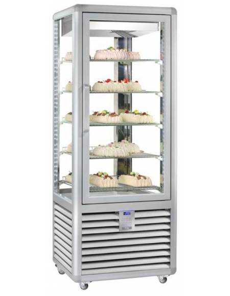 Vetrina gelateria verticale statica cm 72x62x189,5h